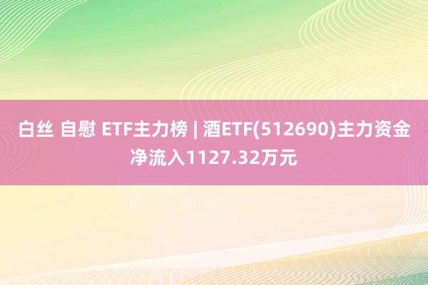白丝 自慰 ETF主力榜 | 酒ETF(512690)主力资金净流入1127.32万元