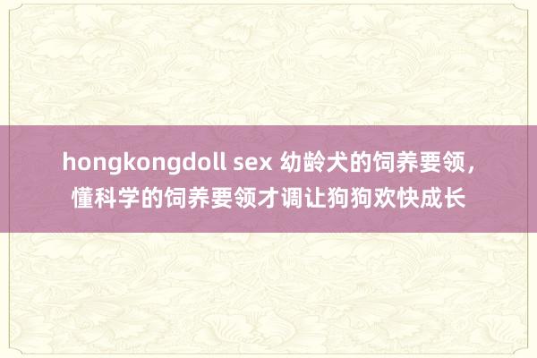 hongkongdoll sex 幼龄犬的饲养要领，懂科学的饲养要领才调让狗狗欢快成长