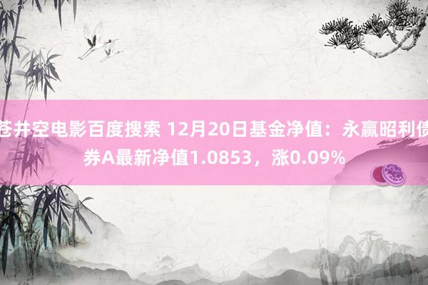 苍井空电影百度搜索 12月20日基金净值：永赢昭利债券A最新净值1.0853，涨0.09%