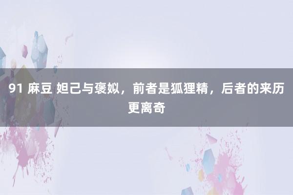 91 麻豆 妲己与褒姒，前者是狐狸精，后者的来历更离奇