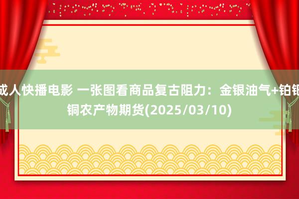 成人快播电影 一张图看商品复古阻力：金银油气+铂钯铜农产物期货(2025/03/10)