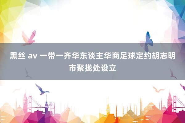 黑丝 av 一带一齐华东谈主华商足球定约胡志明市聚拢处设立