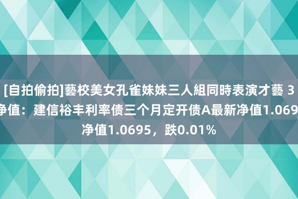 [自拍偷拍]藝校美女孔雀妹妹三人組同時表演才藝 3月27日基金净值：建信裕丰利率债三个月定开债A最新净值1.0695，跌0.01%